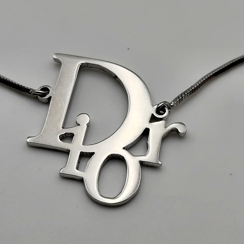 Christian Dior Pre- Owned Trotter Logo Necklace, Authentic... - Picture 13 of 13